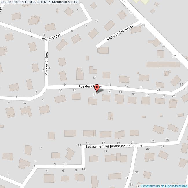 Rue des CHÊNES MontreuilsurIlle