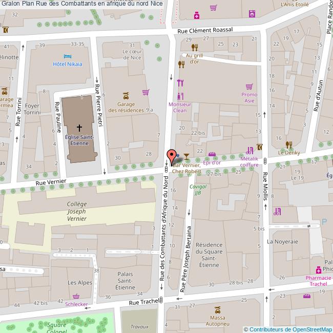 Rue des Combattants en afrique du nord Nice Rue des Combattants en afrique du nord Nice
