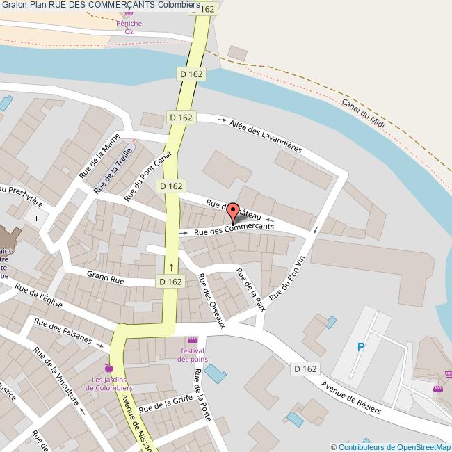 Rue des COMMERÇANTS Colombiers