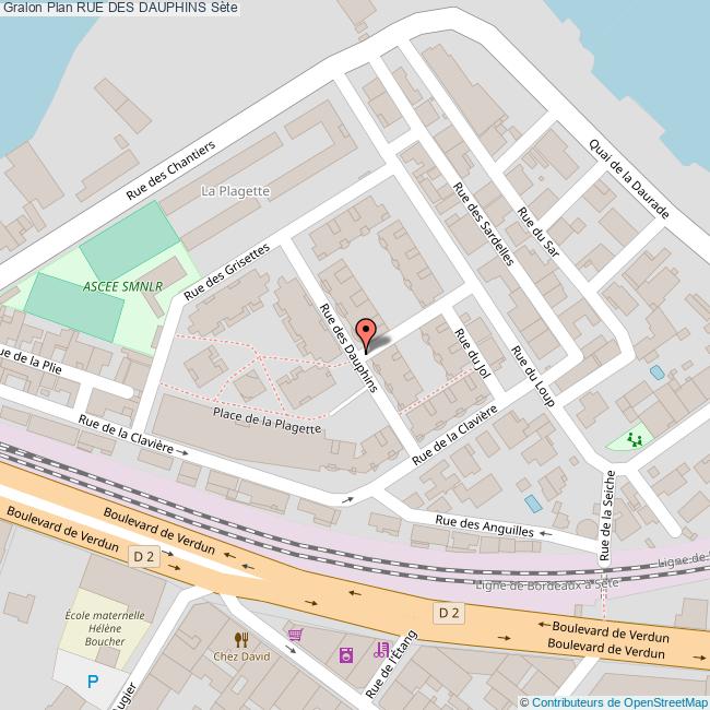 Rue des DAUPHINS Sète