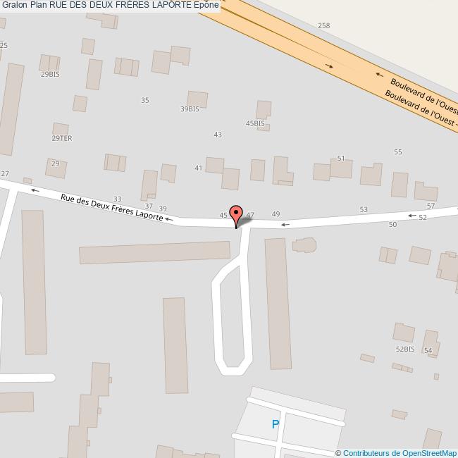 Rue des DEUX FRÈRES LAPORTE Epône