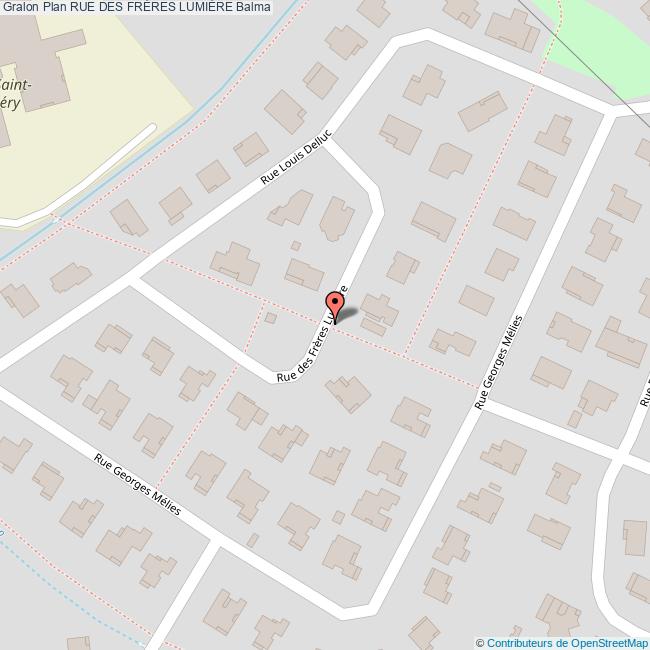 Rue des FRÈRES LUMIÈRE Balma