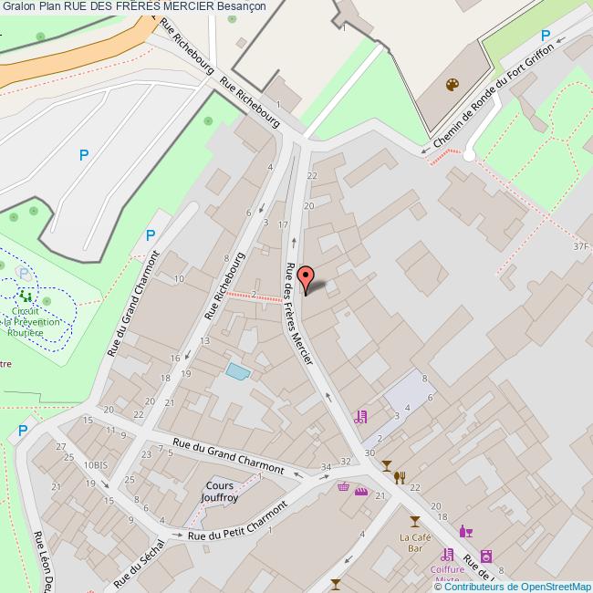 plan Rue des  FRÈRES MERCIER