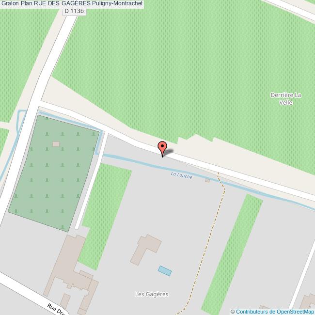 plan Rue des  GAGÈRES