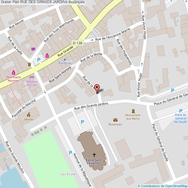 Rue des GRANDS JARDINS Buzançais