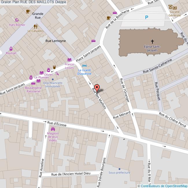 Rue des MAILLOTS Dieppe