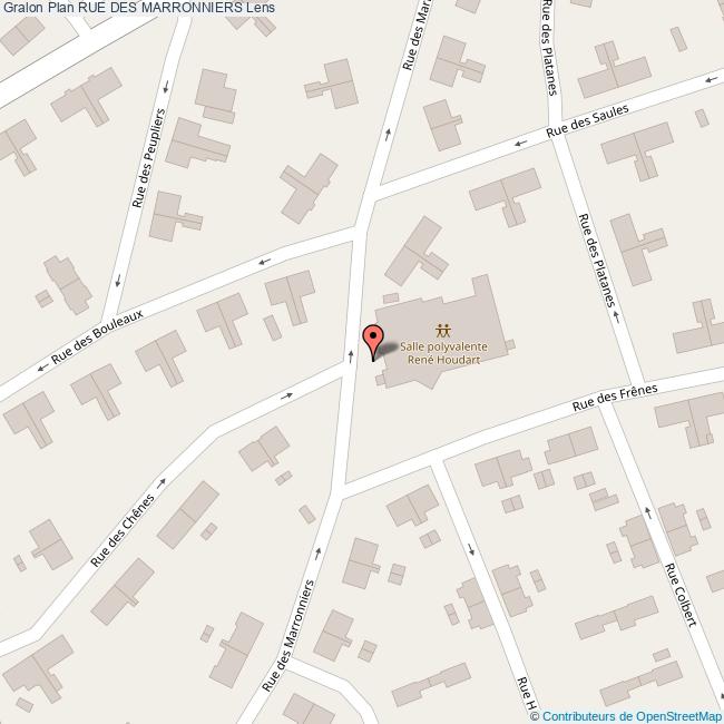 Rue des MARRONNIERS Lens