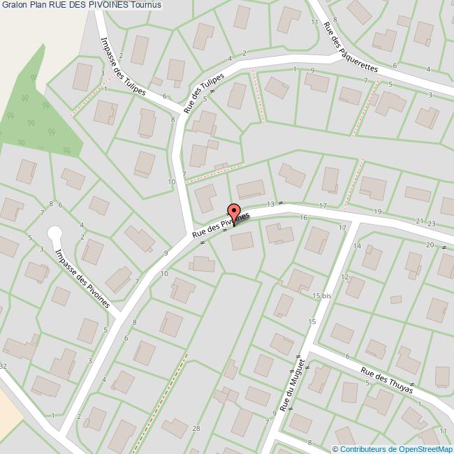 Rue des PIVOINES Tournus