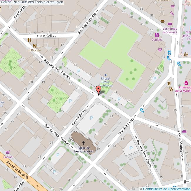 Rue des Trois pierres Lyon