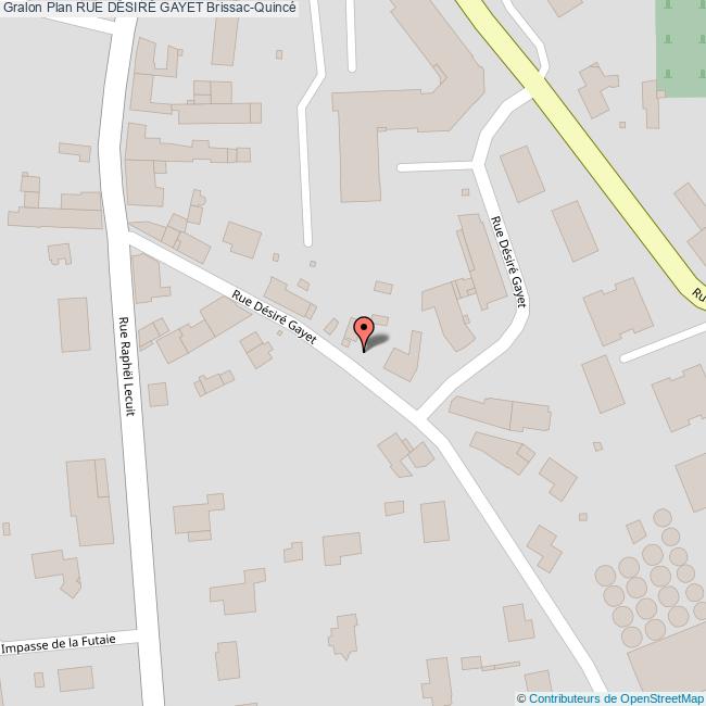 Rue DÉSIRÉ GAYET BrissacQuincé