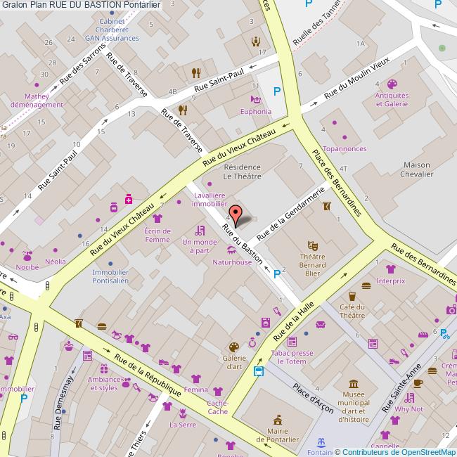 Rue du BASTION Pontarlier