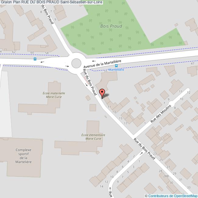 Rue du BOIS PRAUD SaintSébastiensurLoire