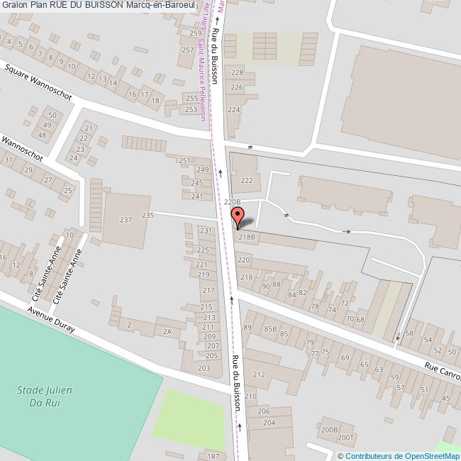 Rue du BUISSON MarcqenBaroeul