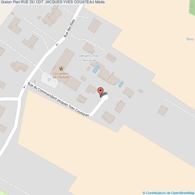 Rue du CDT. JACQUESYVES COUSTEAU Médis