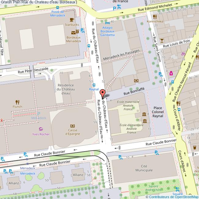 Rue du Chateau d'eau Bordeaux