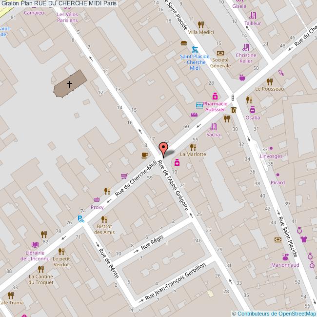 Rue du cherche MIDI Paris