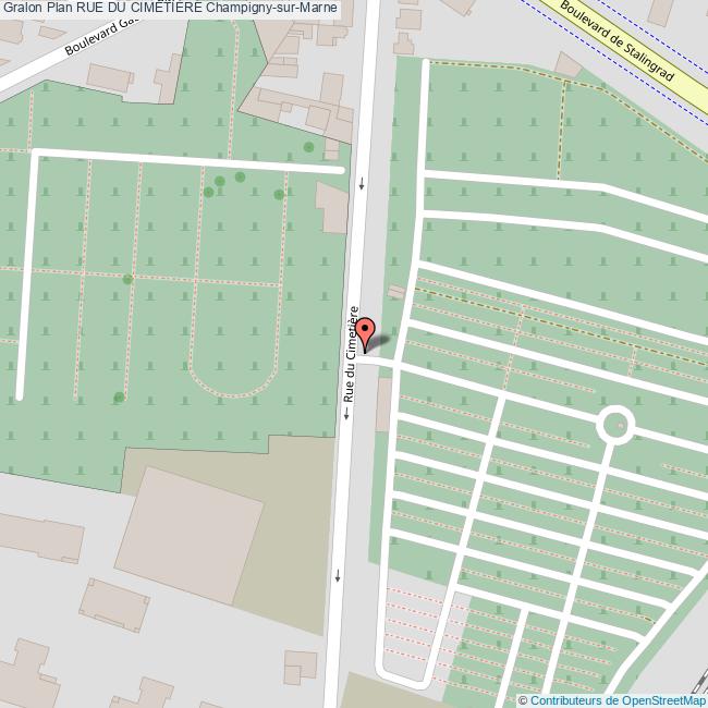 Rue du CIMETIÈRE ChampignysurMarne