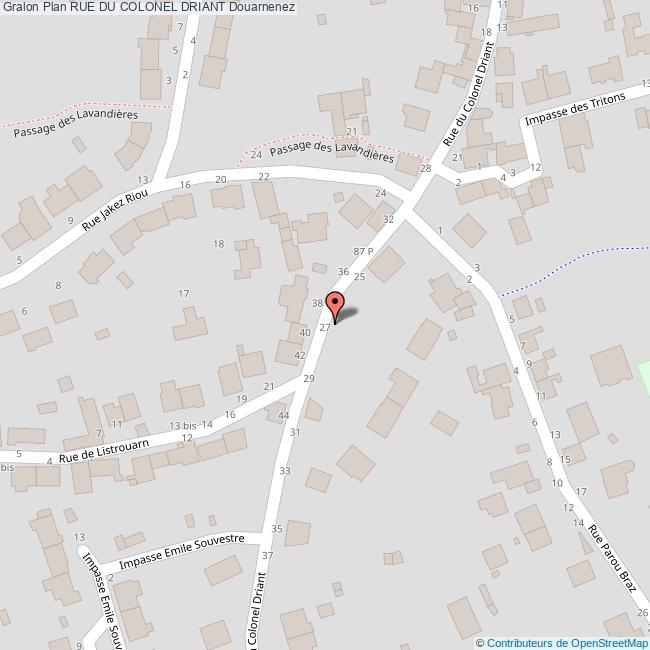 Rue du COLONEL DRIANT Douarnenez Rue du COLONEL DRIANT Douarnenez