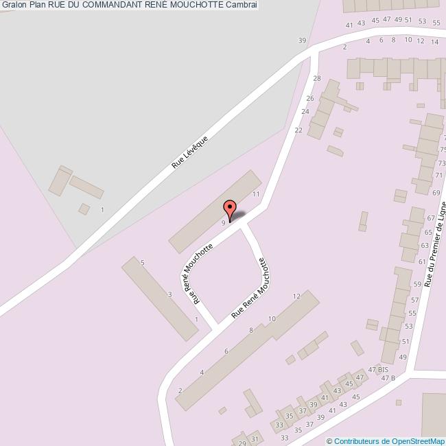 Rue du COMMANDANT RENÉ MOUCHOTTE Cambrai