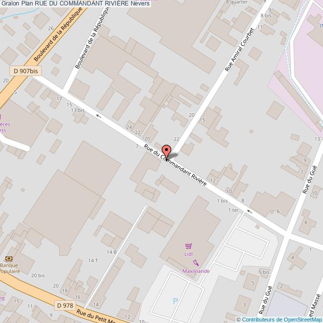 Rue du COMMANDANT RIVIÈRE Nevers