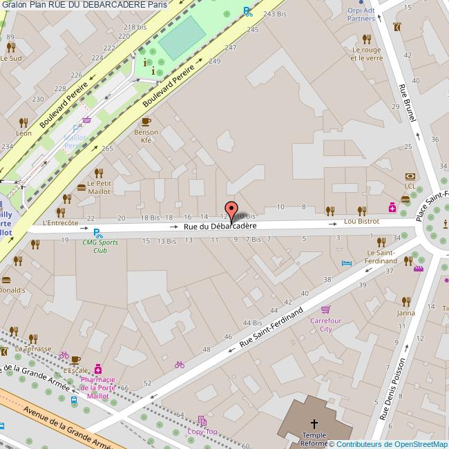 Rue du DEBARCADERE Paris Rue du DEBARCADERE Paris