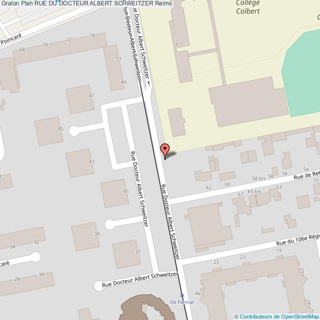 Rue du DOCTEUR ALBERT SCHWEITZER Reims