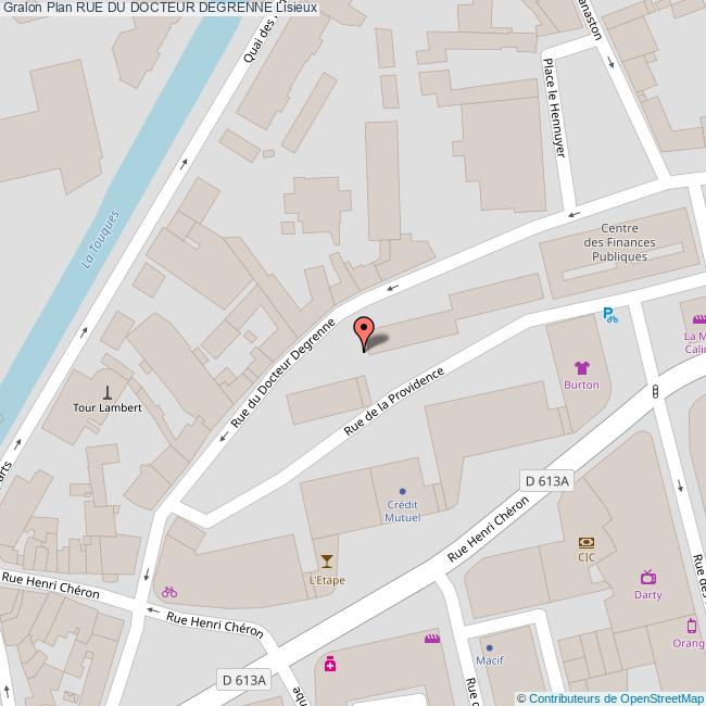 Rue du DOCTEUR DEGRENNE Lisieux