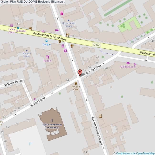 Rue du DÔME BoulogneBillancourt