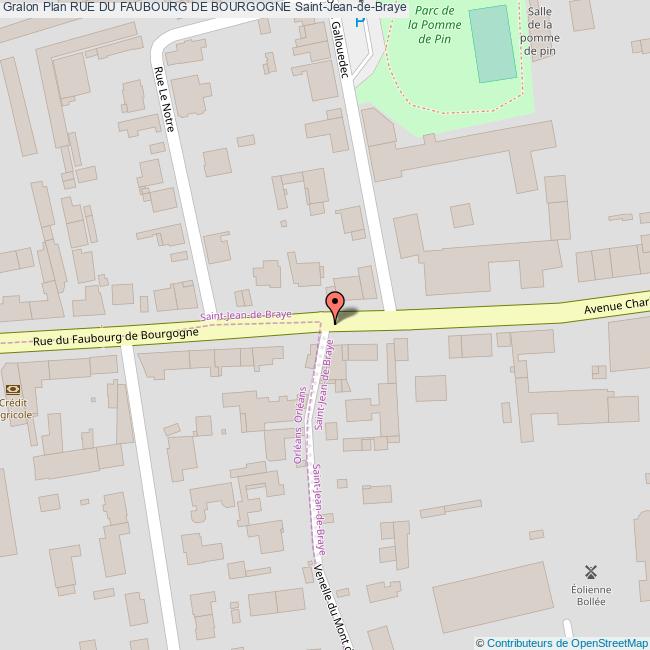 Rue du FAUBOURG DE BOURGOGNE SaintJeandeBraye