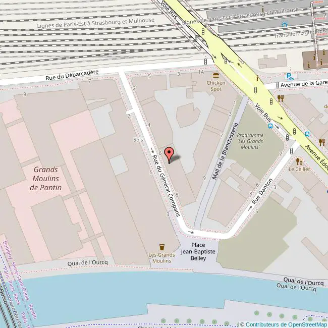plan Rue du  GÉNÉRAL COMPANS