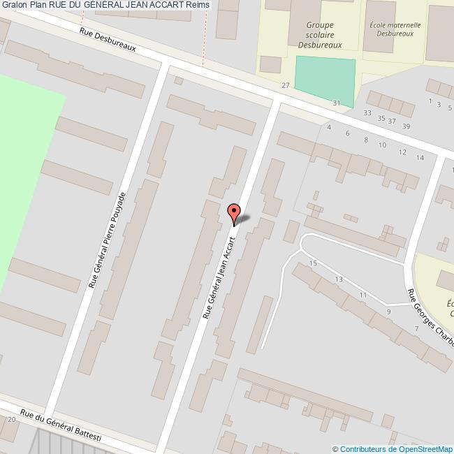 Rue du GÉNÉRAL JEAN ACCART Reims