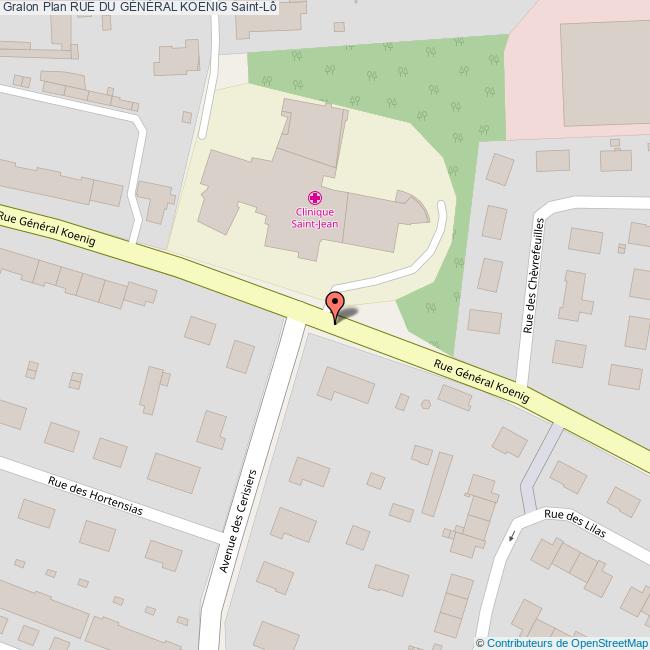 Rue du GÉNÉRAL KOENIG SaintLô