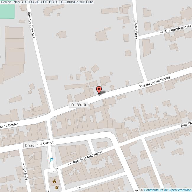 Rue du JEU DE BOULES CourvillesurEure