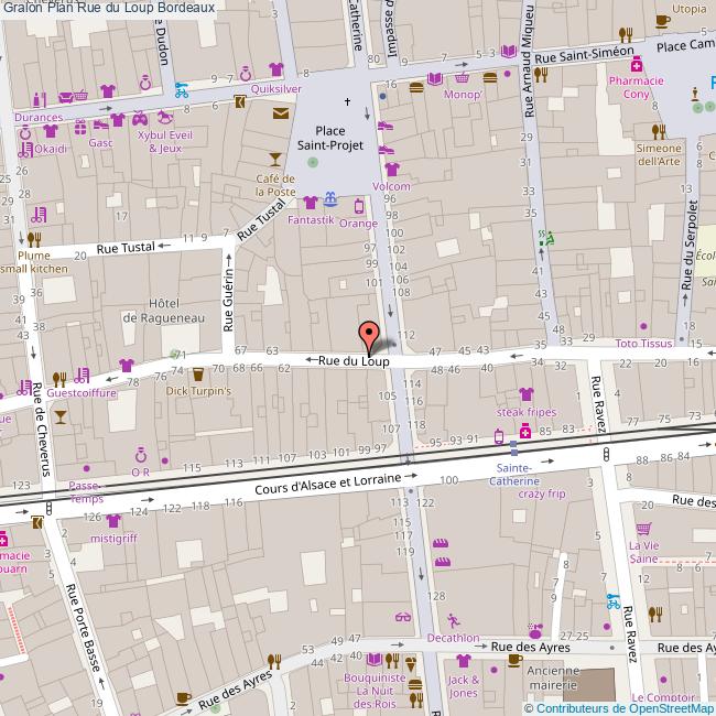 Rue du Loup Bordeaux