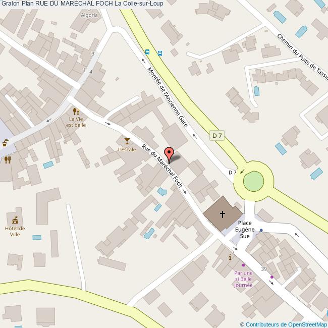 plan Rue du  MARÉCHAL FOCH