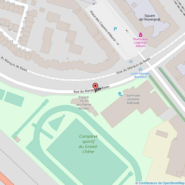 Rue du MARQUIS DE RAIES Courcouronnes