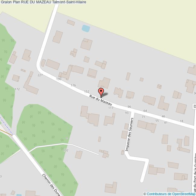 Rue du MAZEAU TalmontSaintHilaire