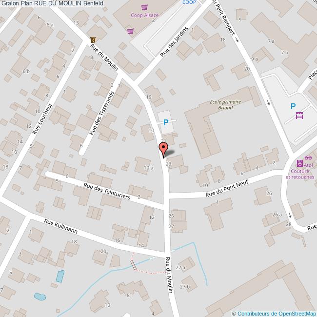 Rue du MOULIN Benfeld