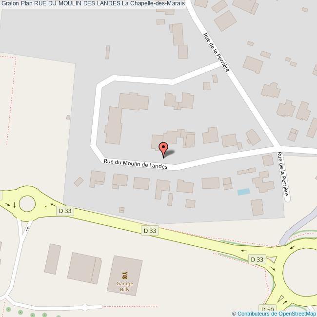 Rue du MOULIN DES LANDES La ChapelledesMarais