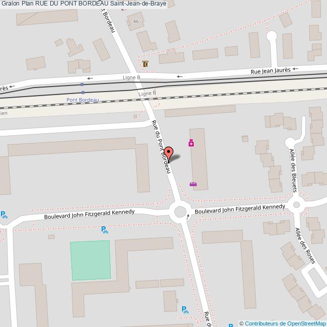 Rue du PONT BORDEAU SaintJeandeBraye