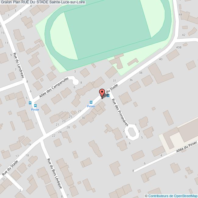 Rue du STADE SainteLucesurLoire