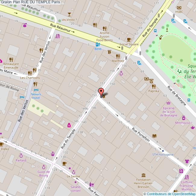 Rue du TEMPLE Paris
