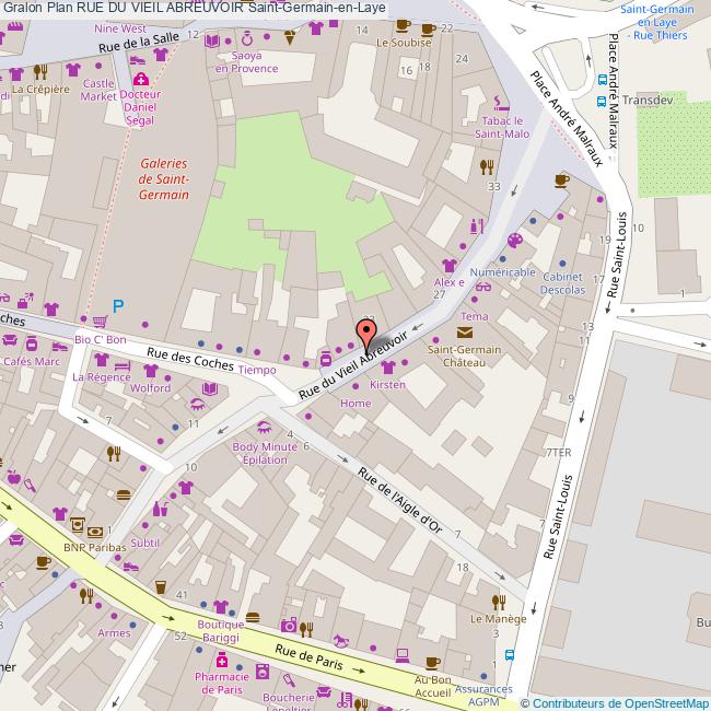 Rue du VIEIL ABREUVOIR Saint-Germain-en-Laye