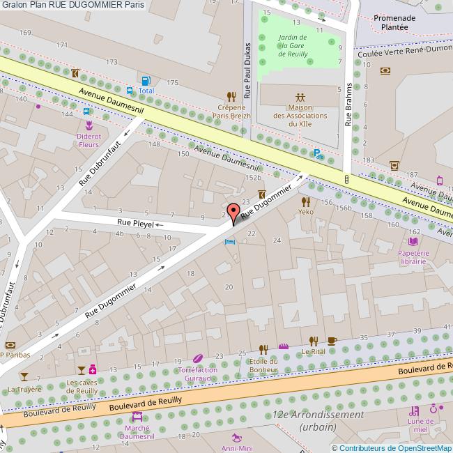 Rue DUGOMMIER Paris