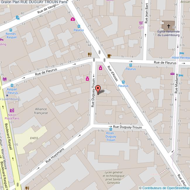 Rue DUGUAY TROUIN Paris