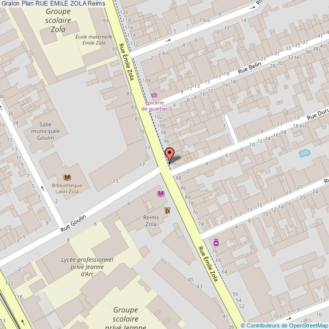 Rue ÉMILE ZOLA Reims