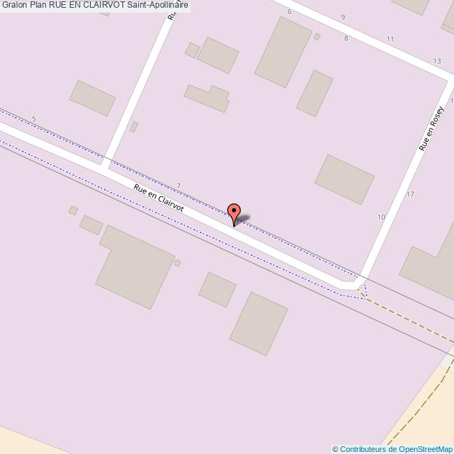 Rue EN CLAIRVOT SaintApollinaire