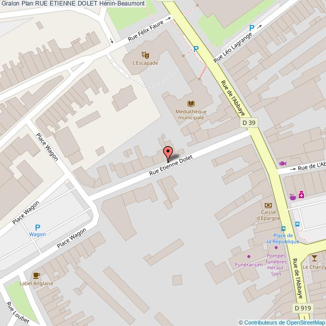 Rue ÉTIENNE DOLET HéninBeaumont