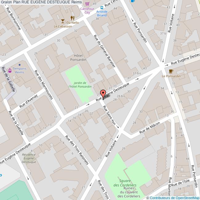 Rue EUGÈNE DESTEUQUE Reims