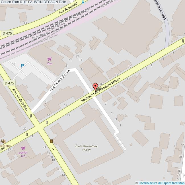 Rue FAUSTIN BESSON Dole